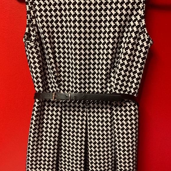 Calvin Klein Houndstooth/ Checkered Dress, Large - Picture 3 of 5